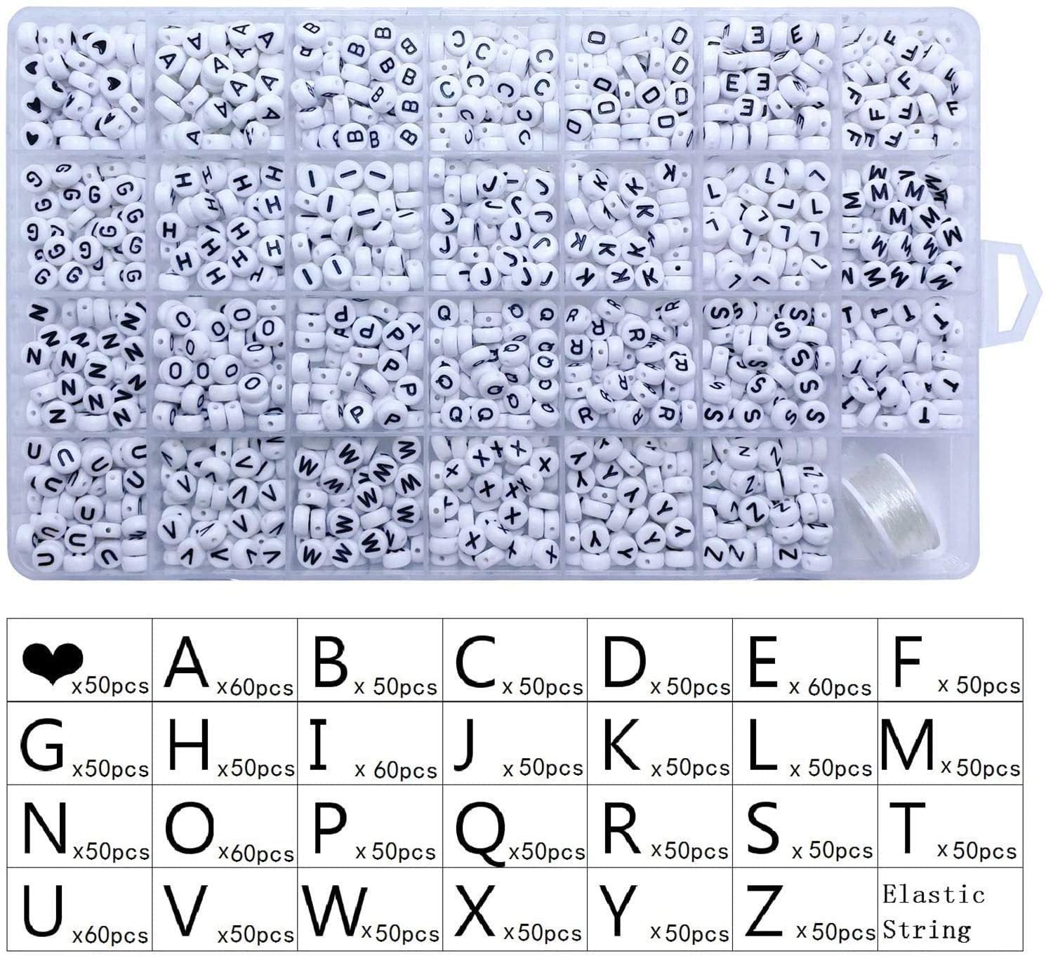 16 Style Letter Bead DIY Set