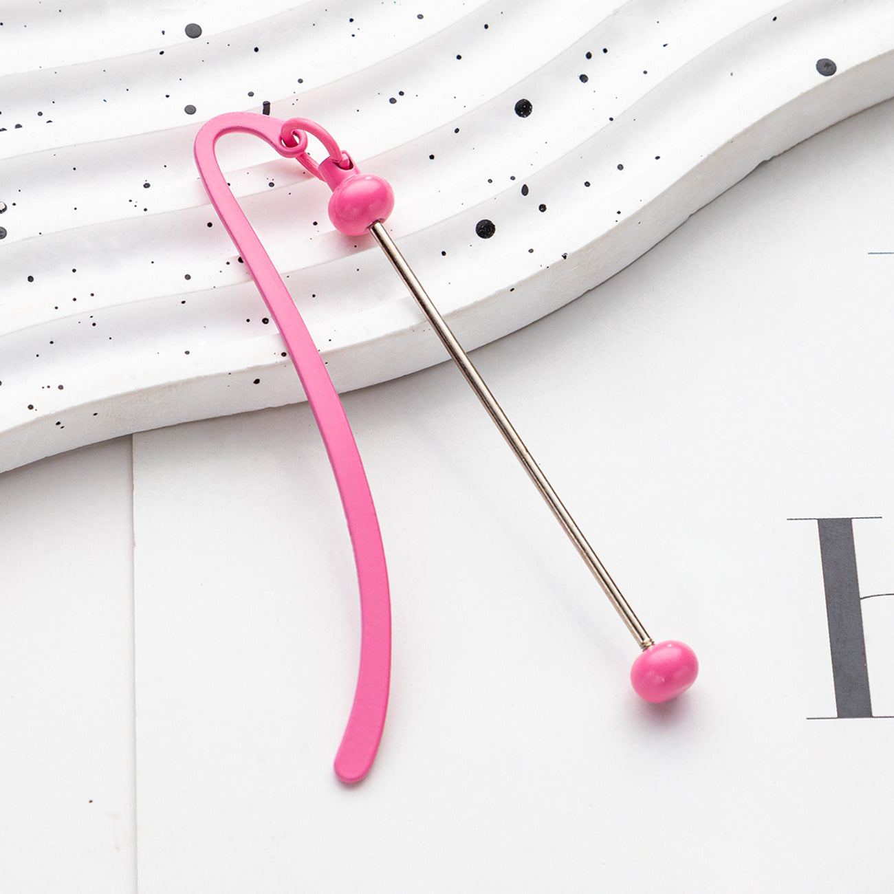 19-color Metal bookmarks, DIY beaded bookmarks, children's gifts, prizes, marker page folders