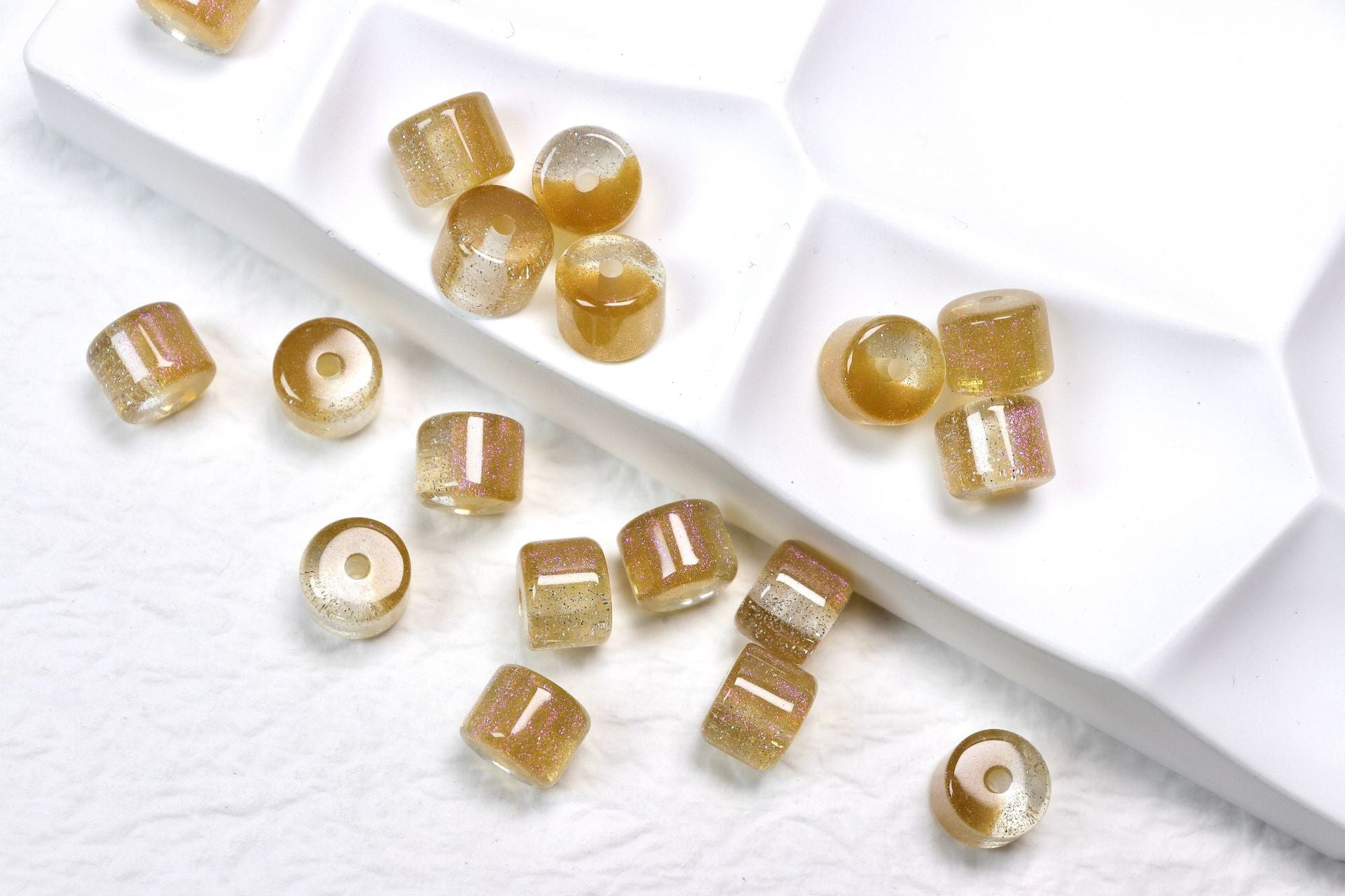 NO.27  8X10mm resin beads, barrel beads, beaded DIY accessories