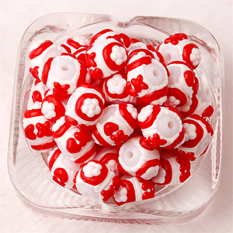 No.2 Hand-painted beads/bead pens/DIY mobile phone chain/car hanging/bag hanging/