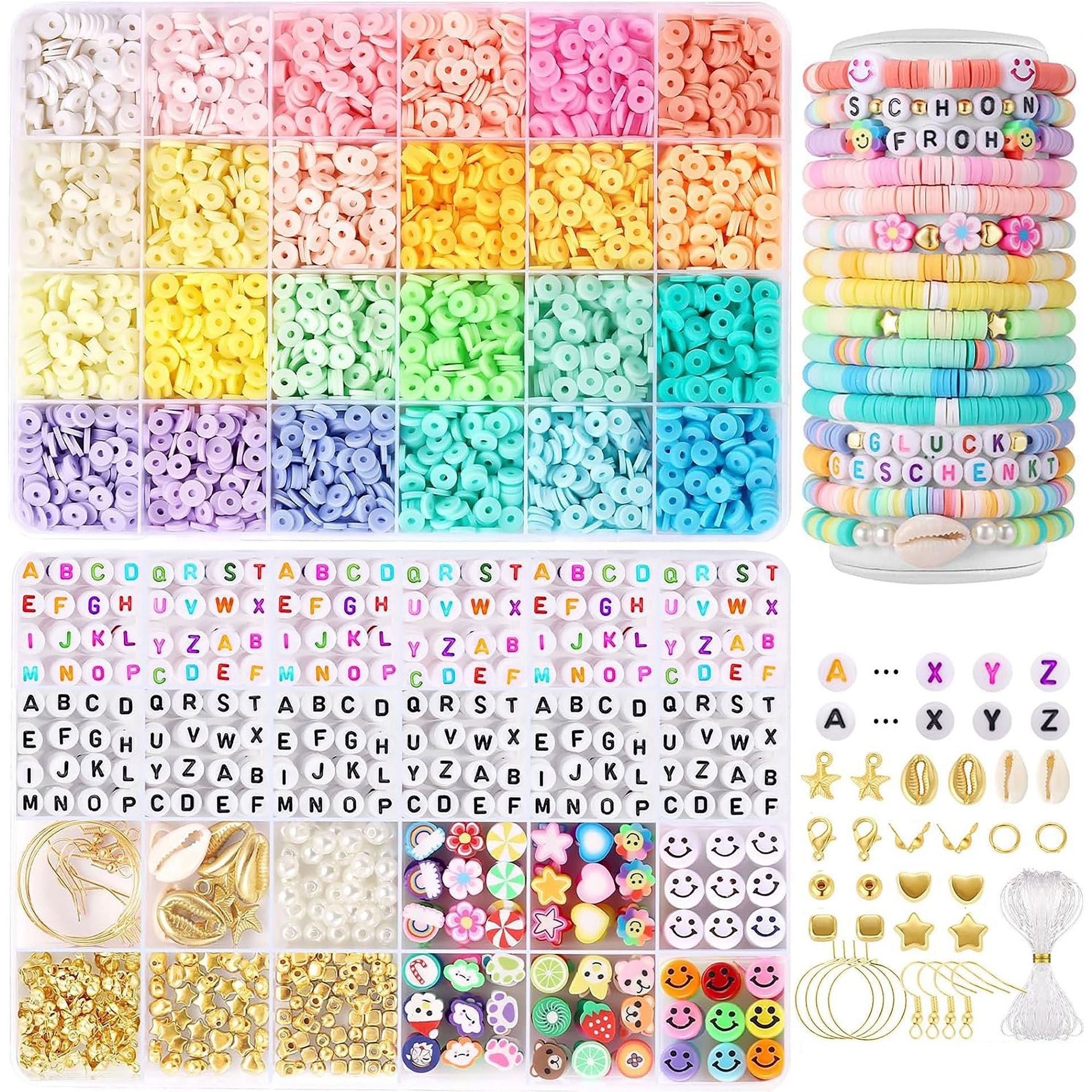 6000Pcs DIY soft ceramic beads