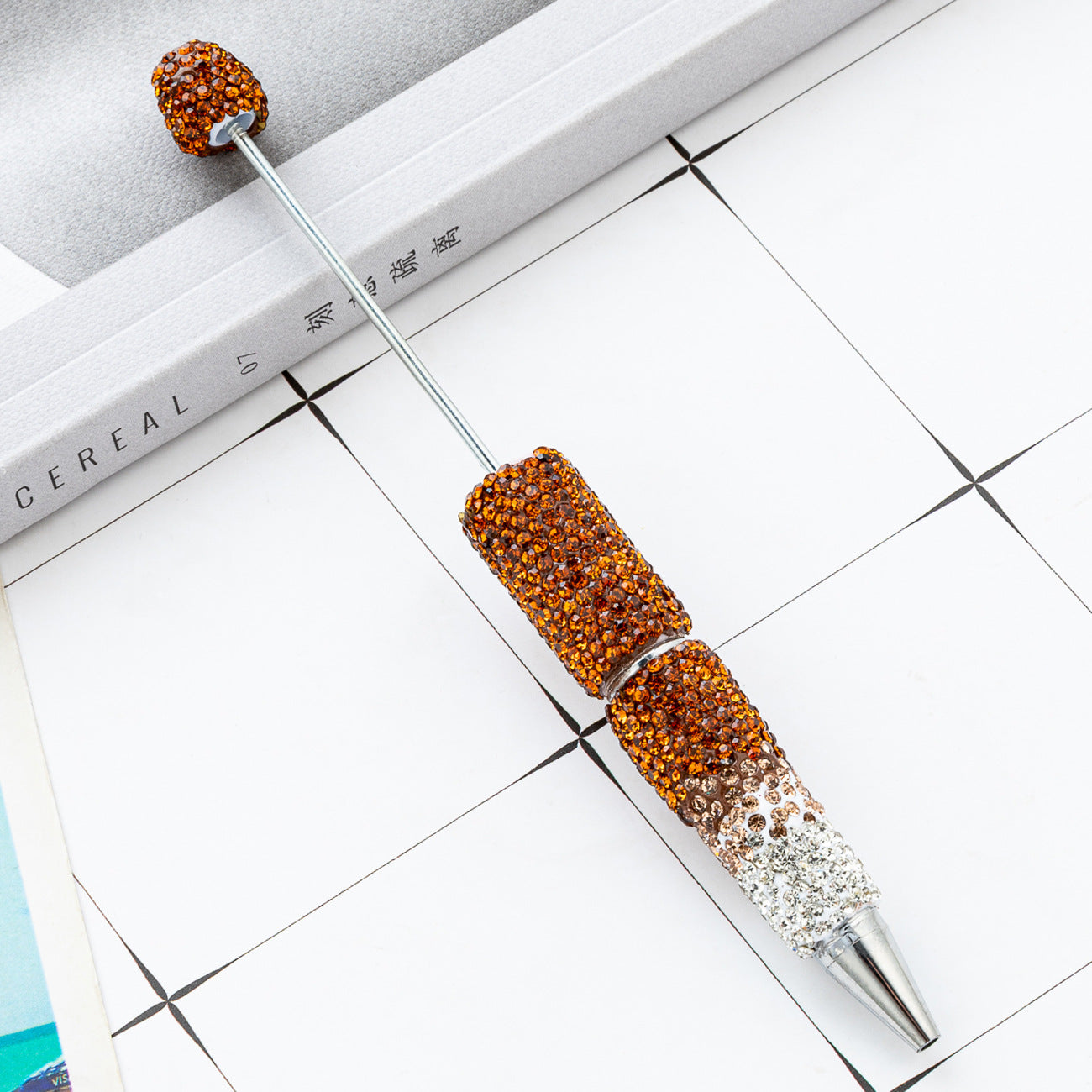 New DIY Gradient, Bead Pen, Hand Drilled, Bead Pen