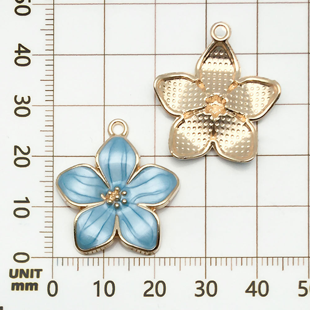 NO.3 New Flower Pendant Earrings Necklace Pendant