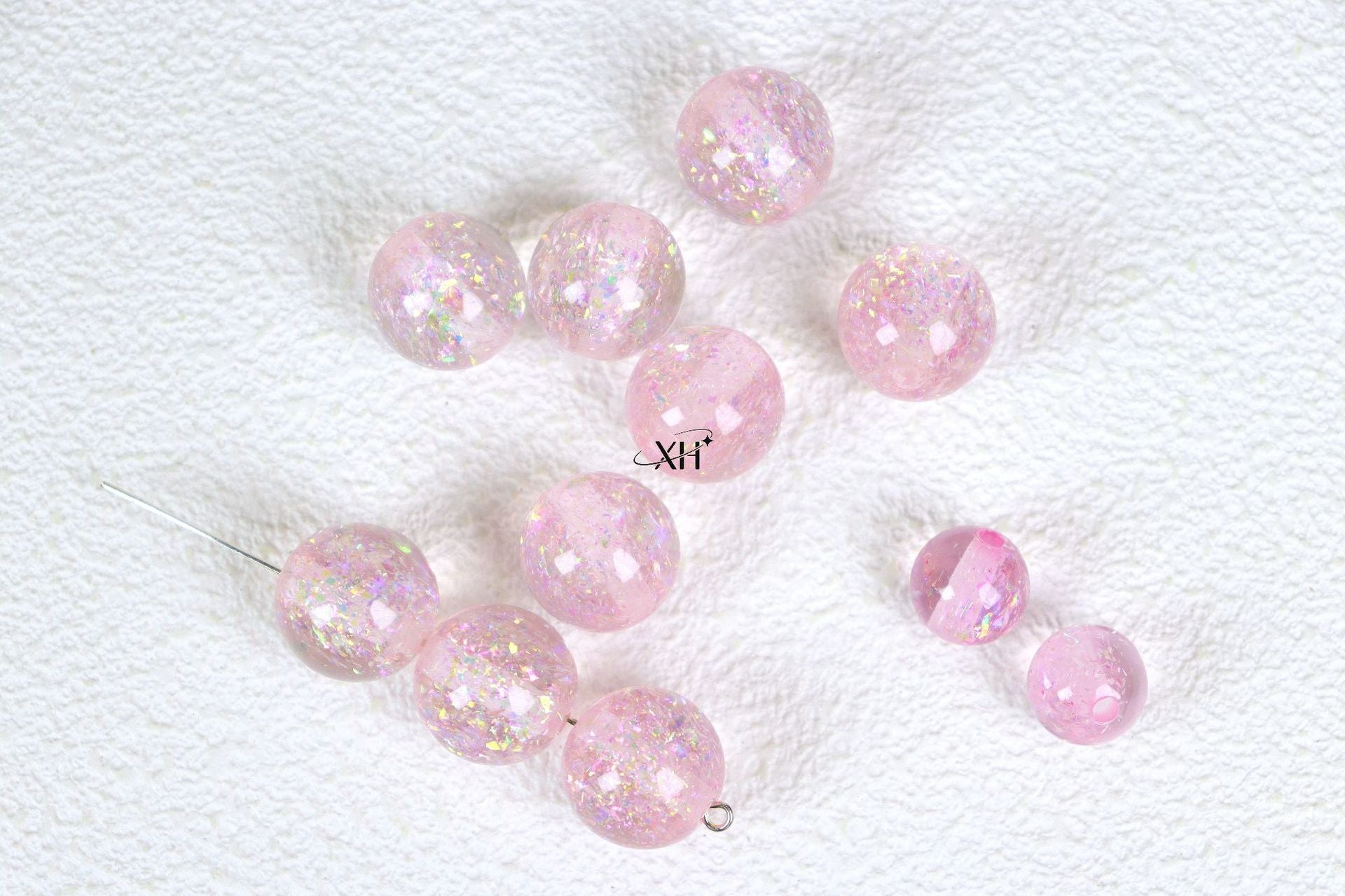 NO.10 Honey-core Opal Resin Beads 欧泊溏心