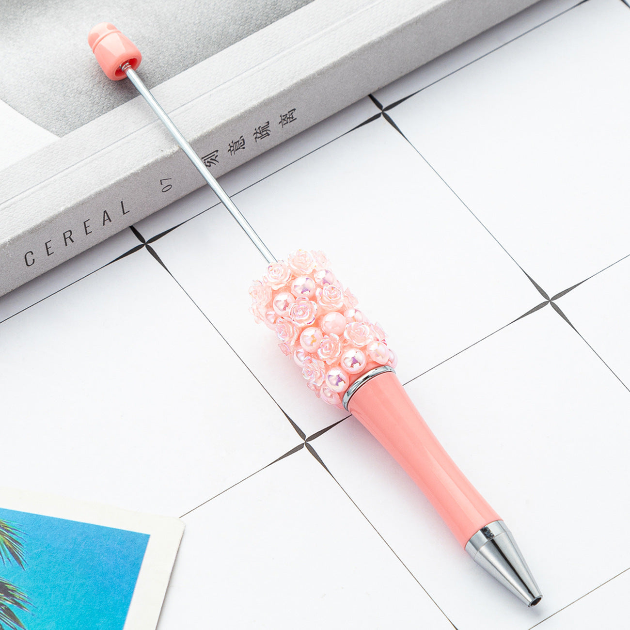 20-Color DIY rose bead pen