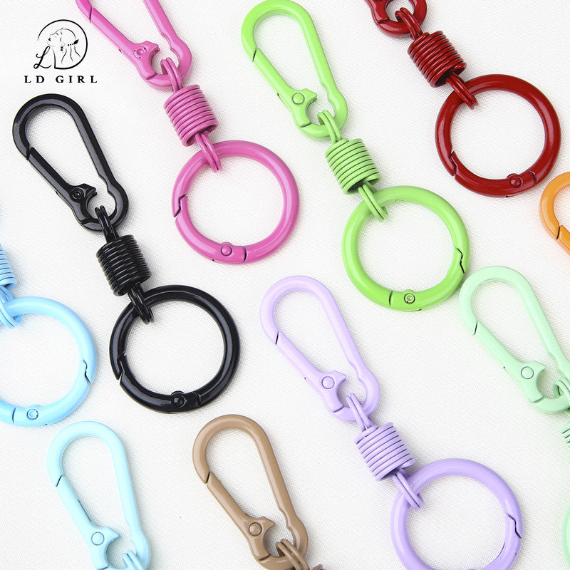 A Spring ring, keychain, pendant, DIY jewelry accessories, mobile phone chain ring