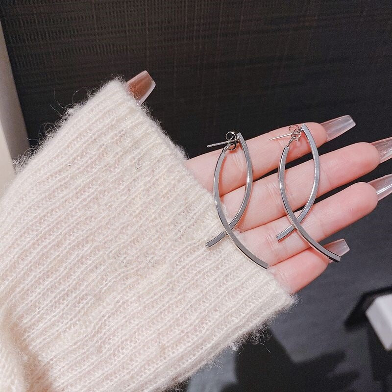 E15,925 Silver Needle Earrings  A