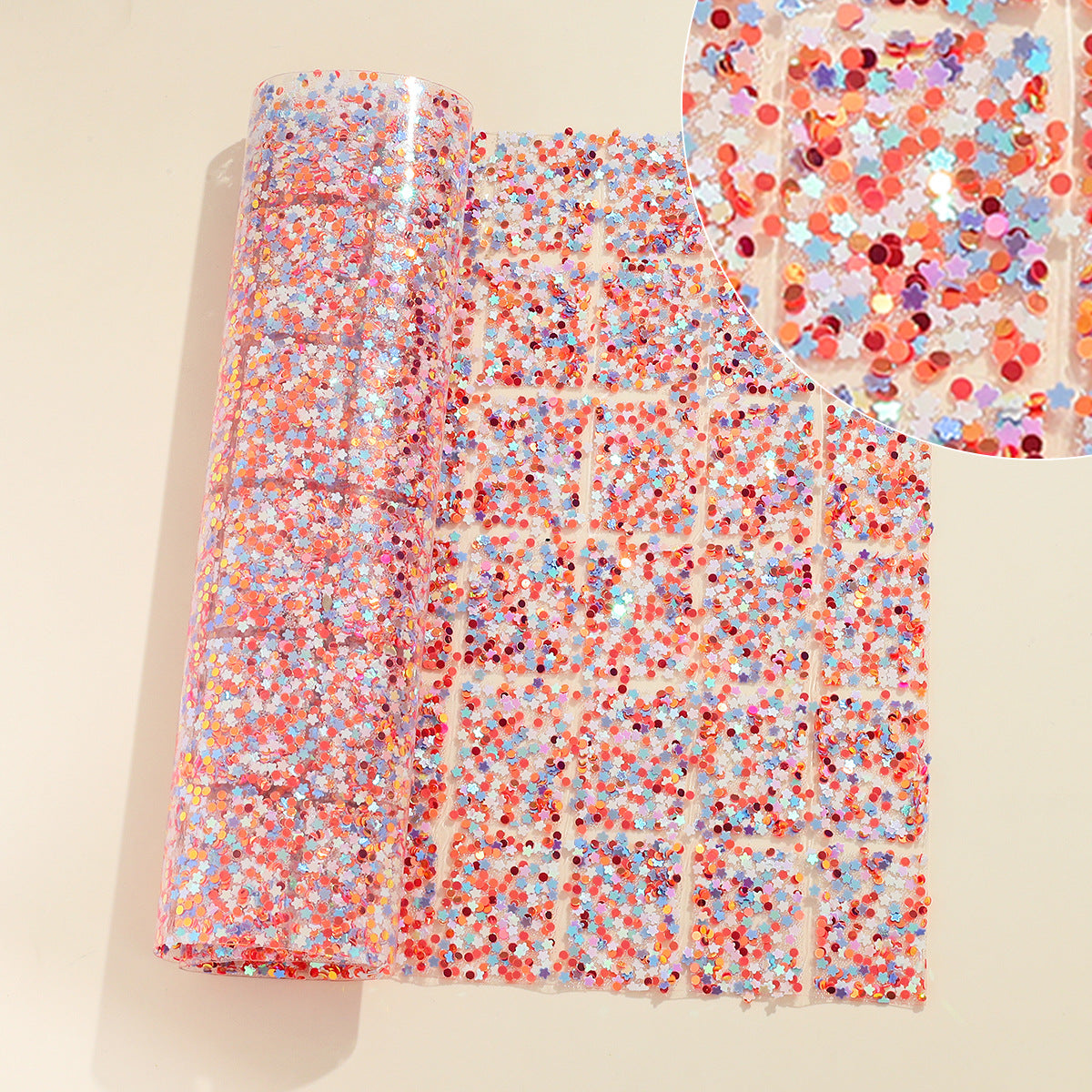 29-Type geometric special-shaped resin double-sided tape diamond sheet [1whole piece 24 * 40cm, small square 3 * 4cm]