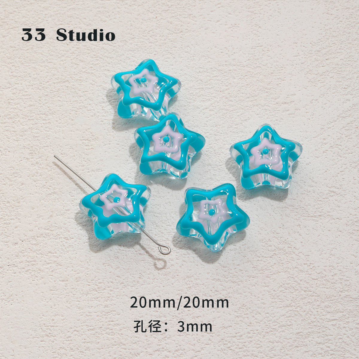 Heavy industry hand-painted beads/glazed beads/partition beads/DIY accessories