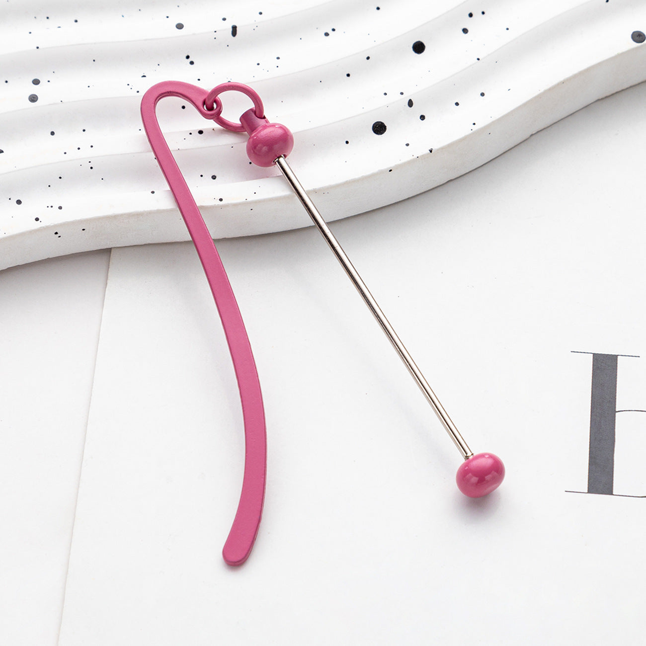 19-color Metal bookmarks, DIY beaded bookmarks, children's gifts, prizes, marker page folders