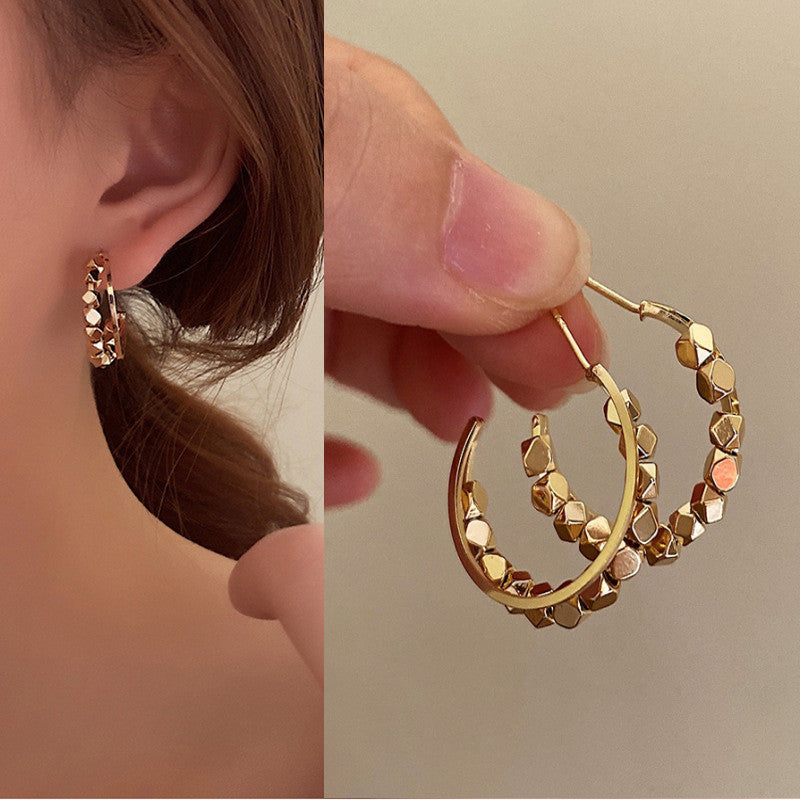 E14,S925 Silver Needle Earrings C