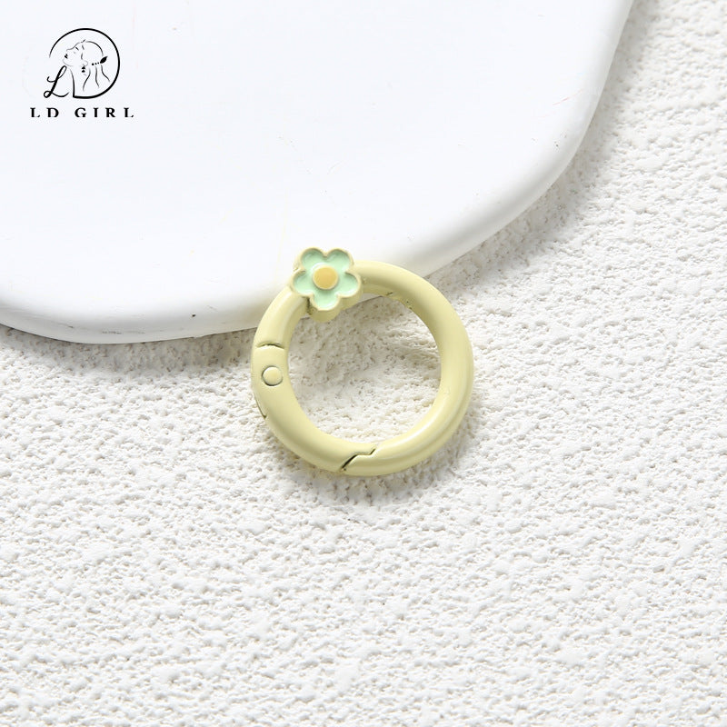 A small flower spring buckle, DIY jewelry accessories