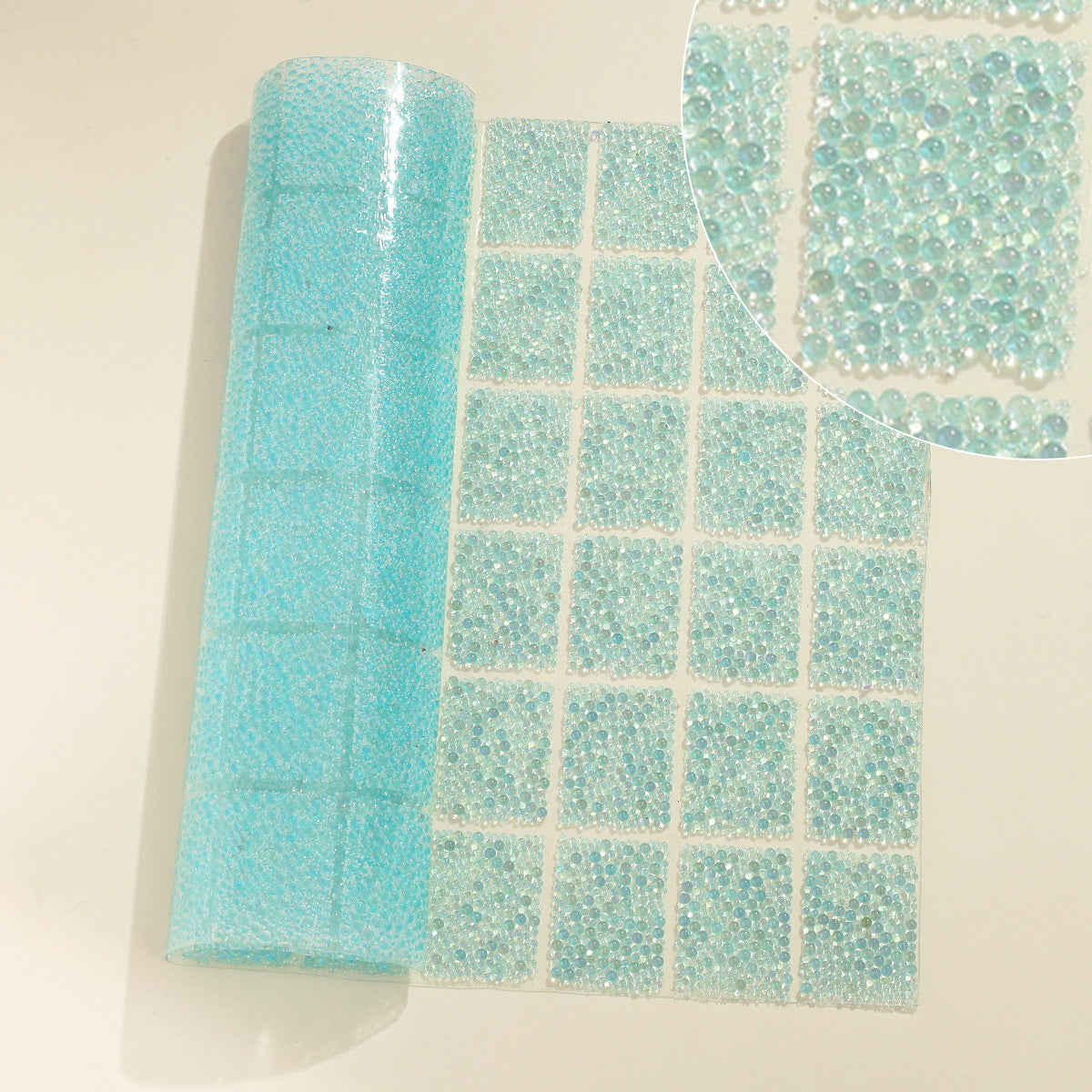 29-Type geometric special-shaped resin double-sided tape diamond sheet [1whole piece 24 * 40cm, small square 3 * 4cm]