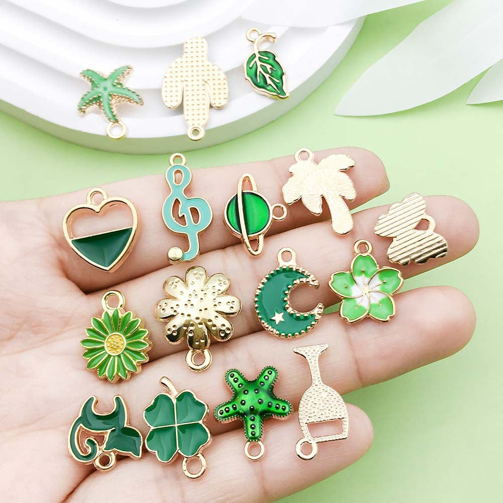 NO.15-3 Mixed 20 green metal, alloy