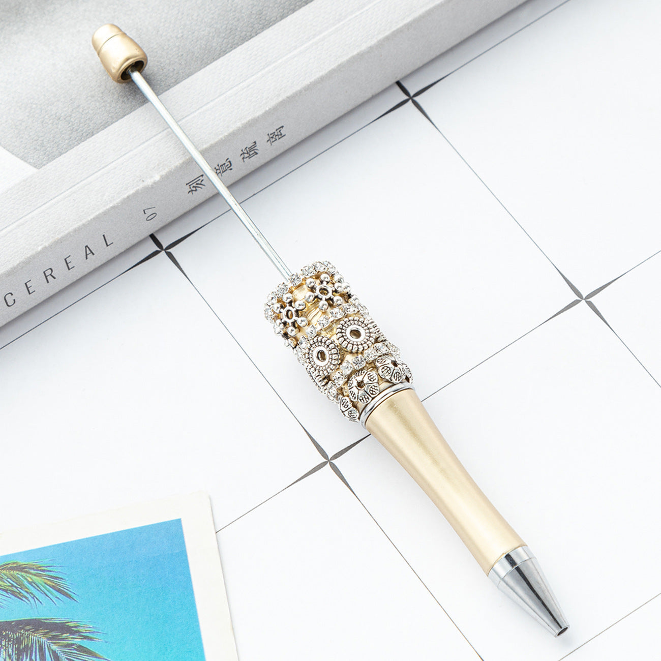 DIY Ball Pen, Vintage Flower Ball Pen