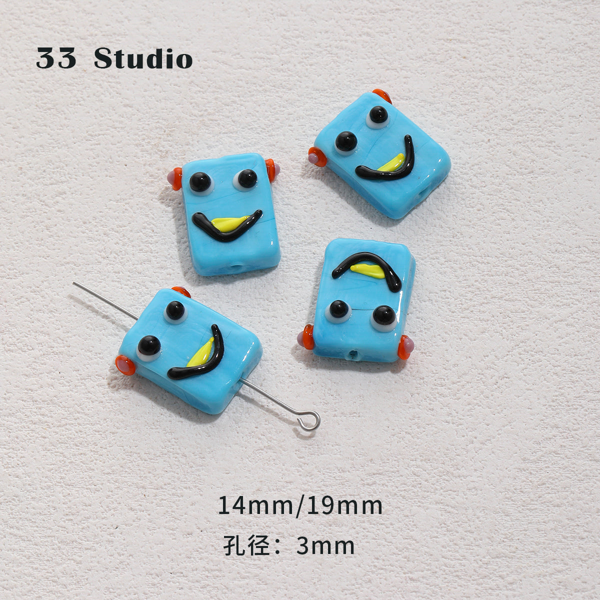 Heavy industry hand-painted beads/glazed beads/partition beads/DIY accessories