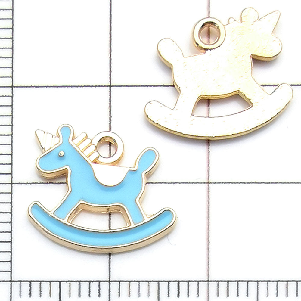 NO. 22-1 Mixed 20lake blue charm metal, alloy