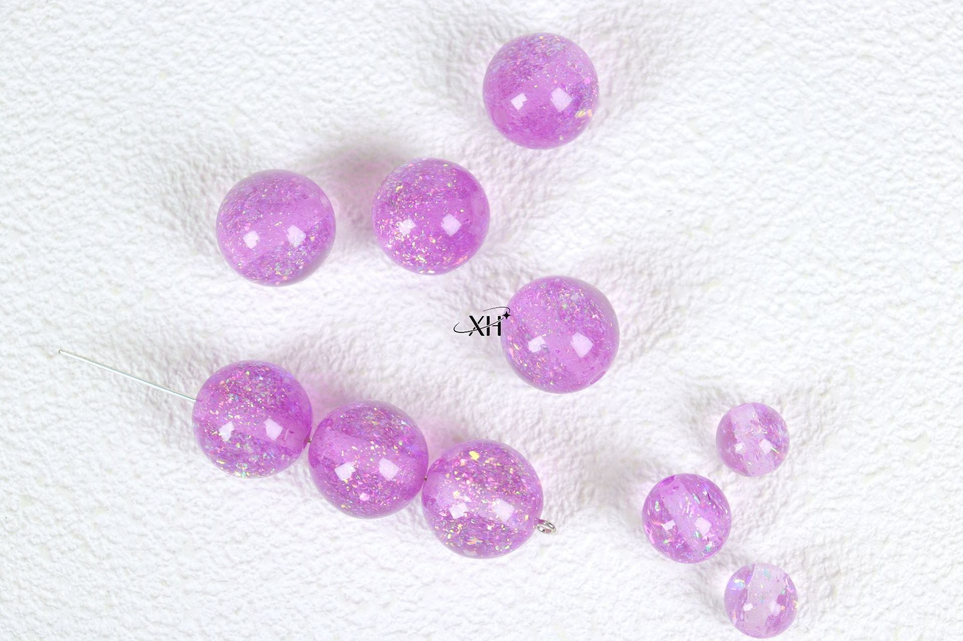 NO.10 Honey-core Opal Resin Beads 欧泊溏心