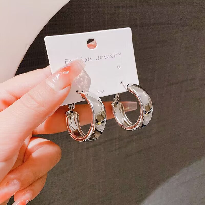 E15,925 Silver Needle Earrings  A