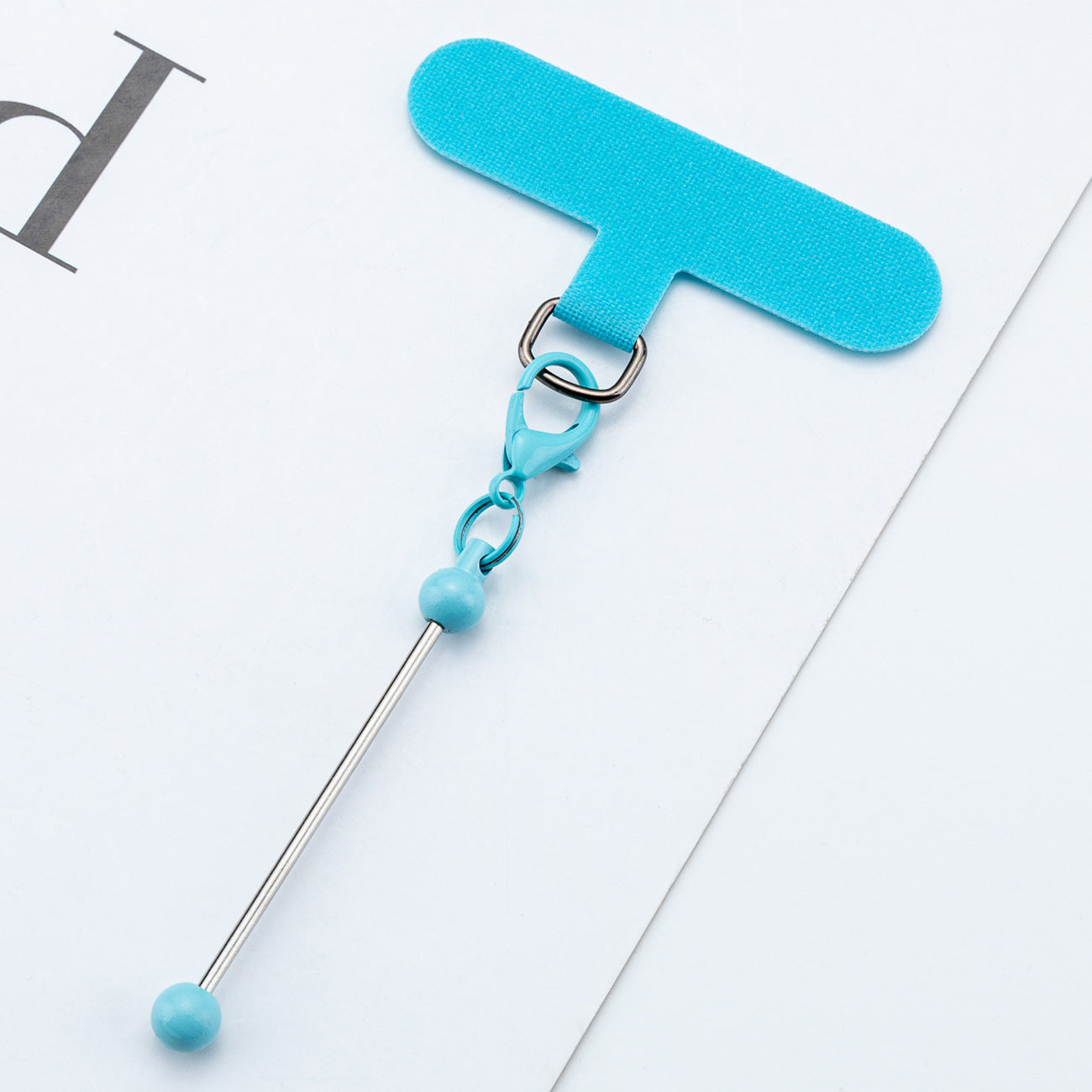 15-Color DIY beaded mobile phone clip, universal mobile phone case clip, transparent color fixing patch, anti-loss strong gasket