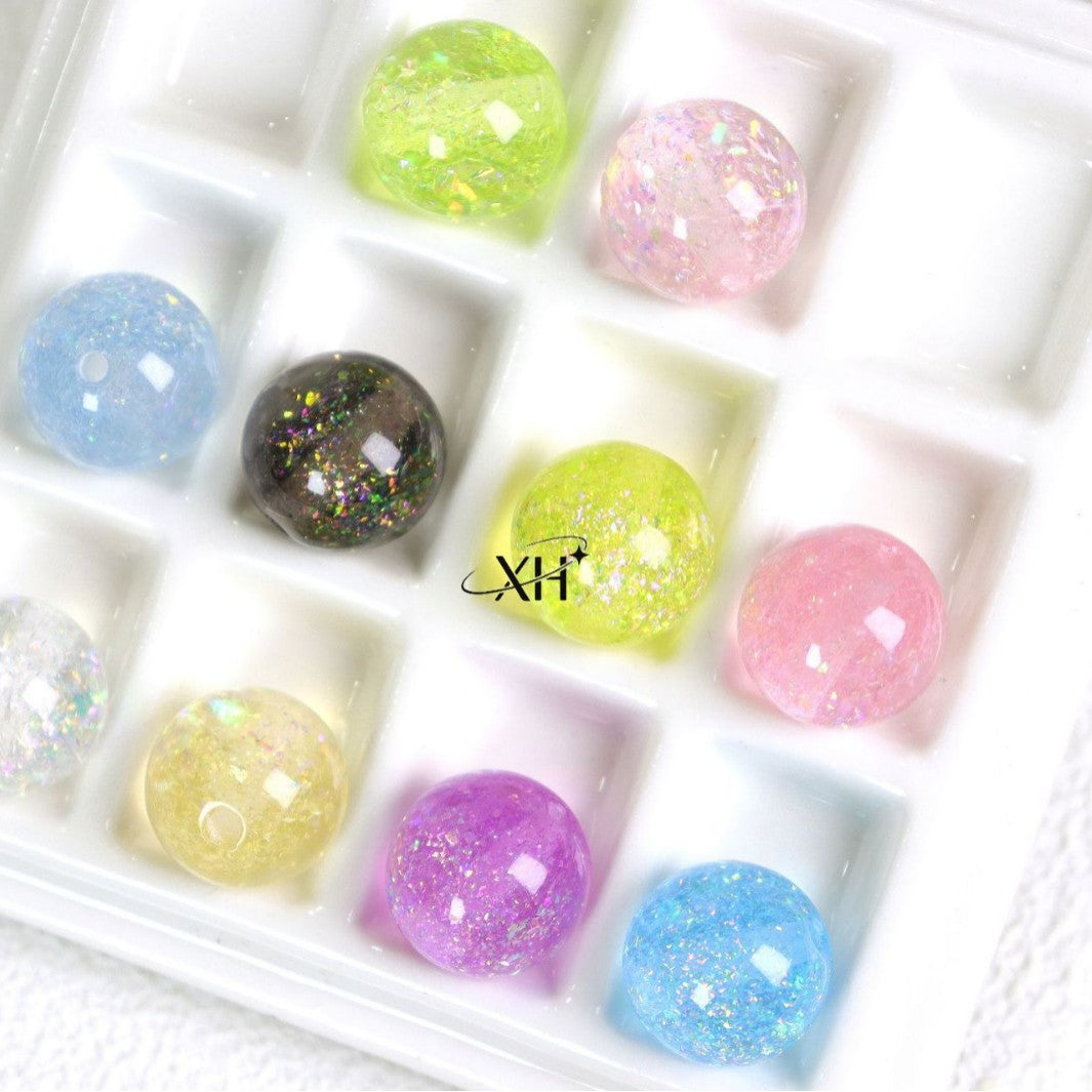 NO.10 Honey-core Opal Resin Beads 欧泊溏心