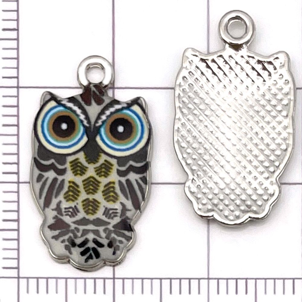 NO.17 Mix 20 metal owl pendants