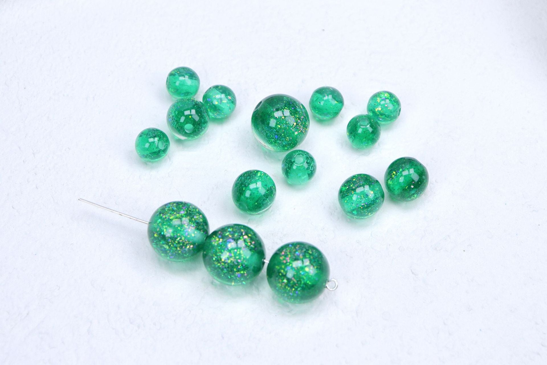 NO.10 Honey-core Opal Resin Beads 欧泊溏心