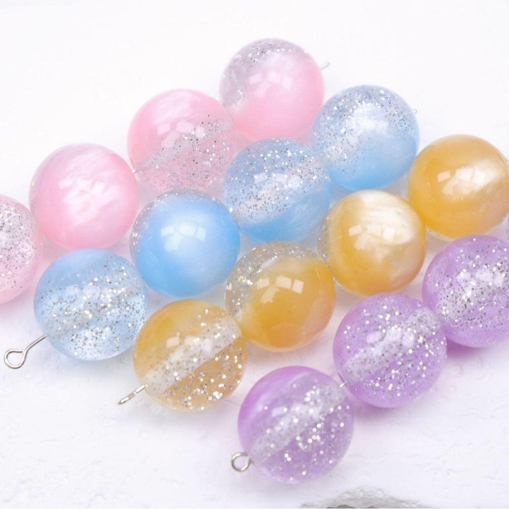 NO.20 Shimmery Silver  Resin Beads 满天星
