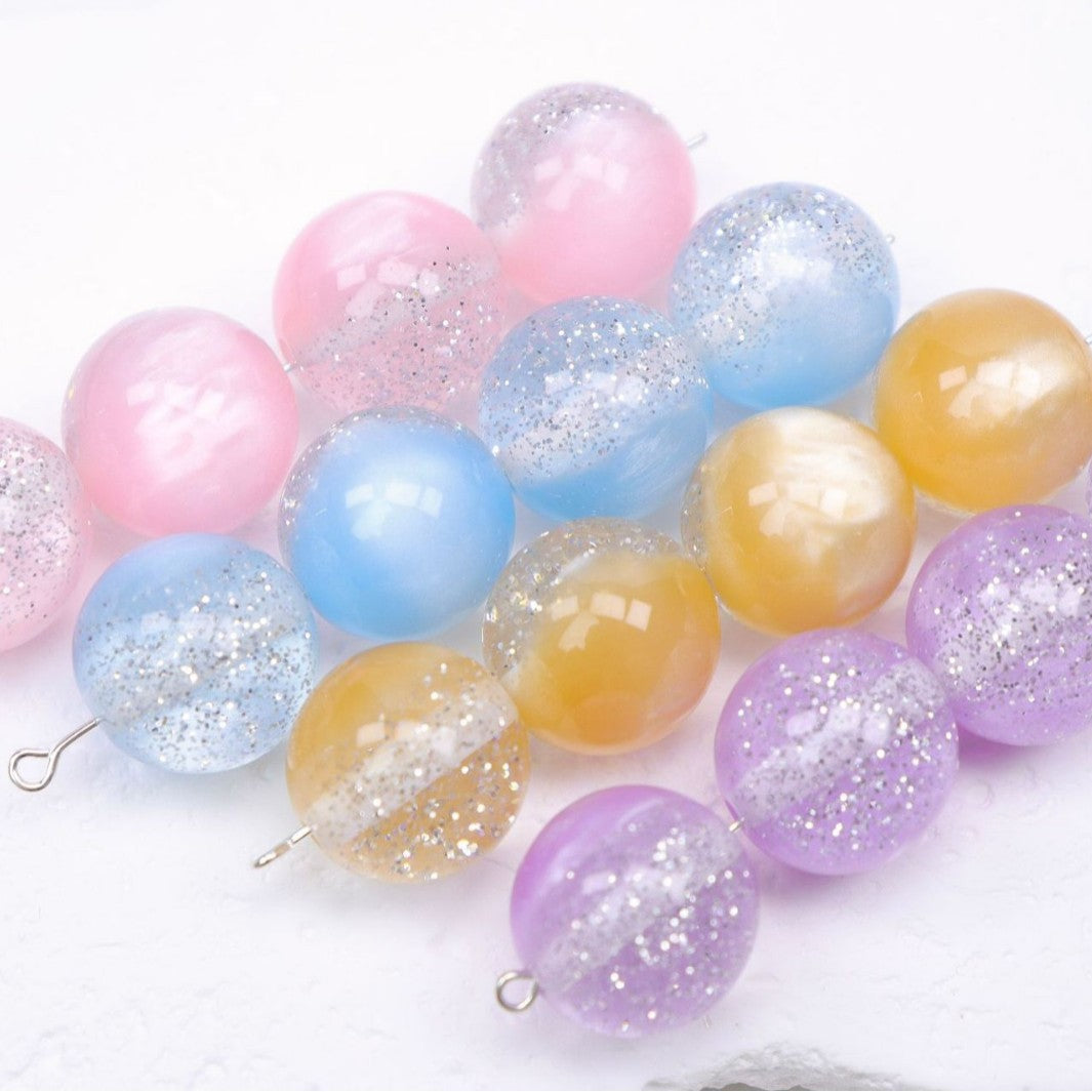 NO.20 Shimmery Silver  Resin Beads 满天星