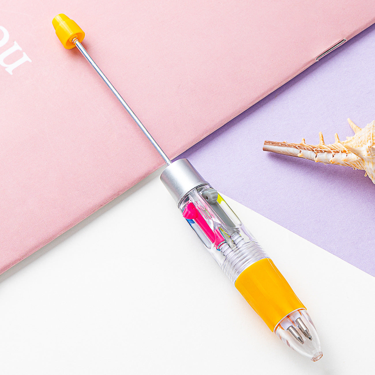 Four-color of one bead pen, DIY bead pen