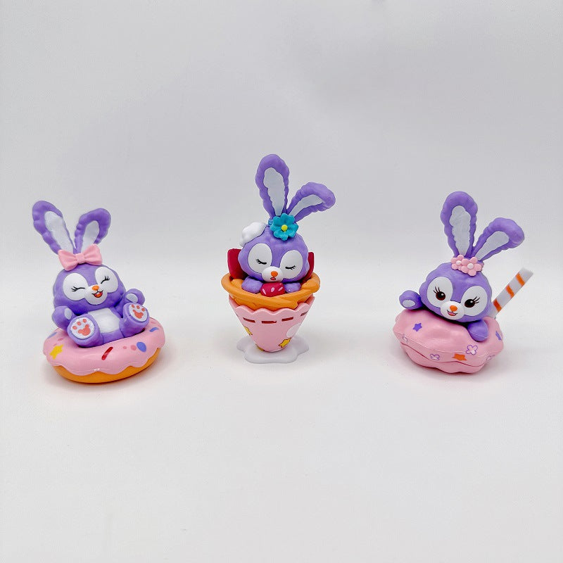 Xingdailu doll figure, Lulu's tea party food series, girl heart ornament gift wholesale