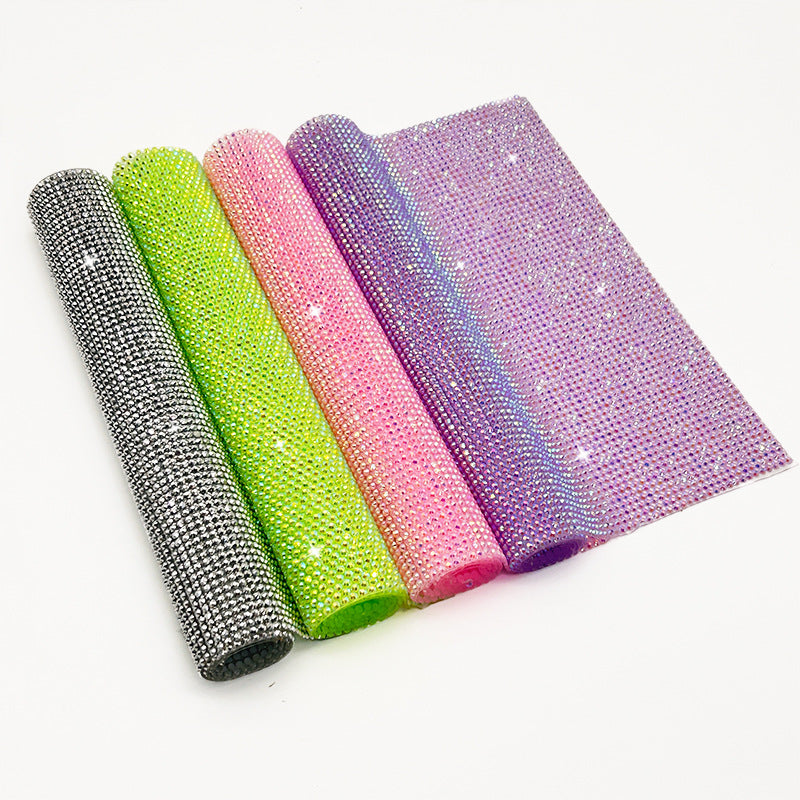 2pcs/set AB Brilliantly Colorful， 9-Color/3-Size,Diamond  stickers DIY 12*20,20*24,40*24cm/piece