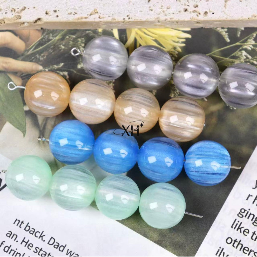 NO.16 Dreamy Moonlight  Resin Beads 白月光（鎏银）
