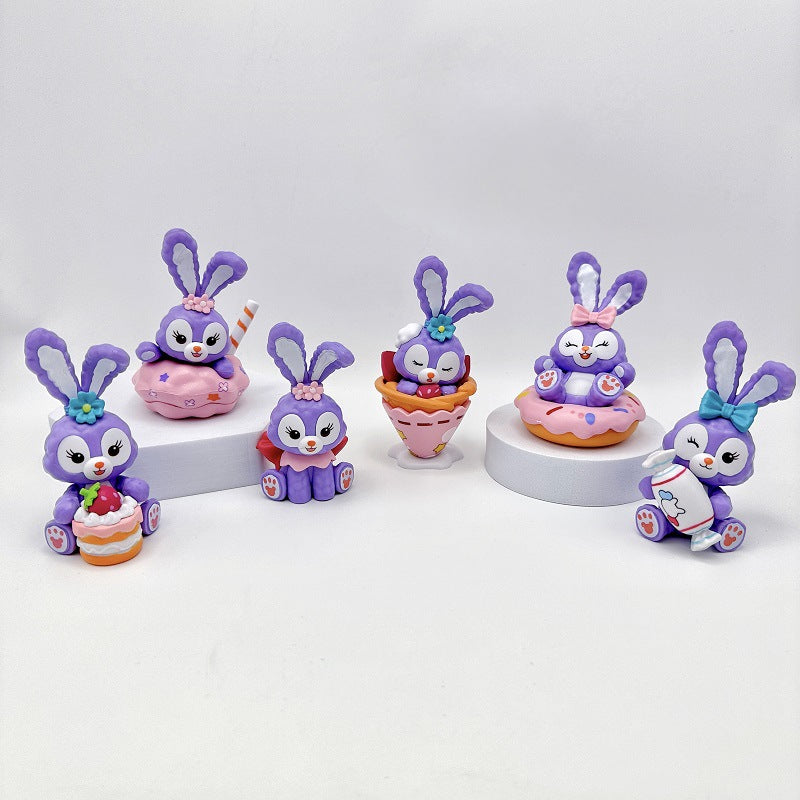 Xingdailu doll figure, Lulu's tea party food series, girl heart ornament gift wholesale