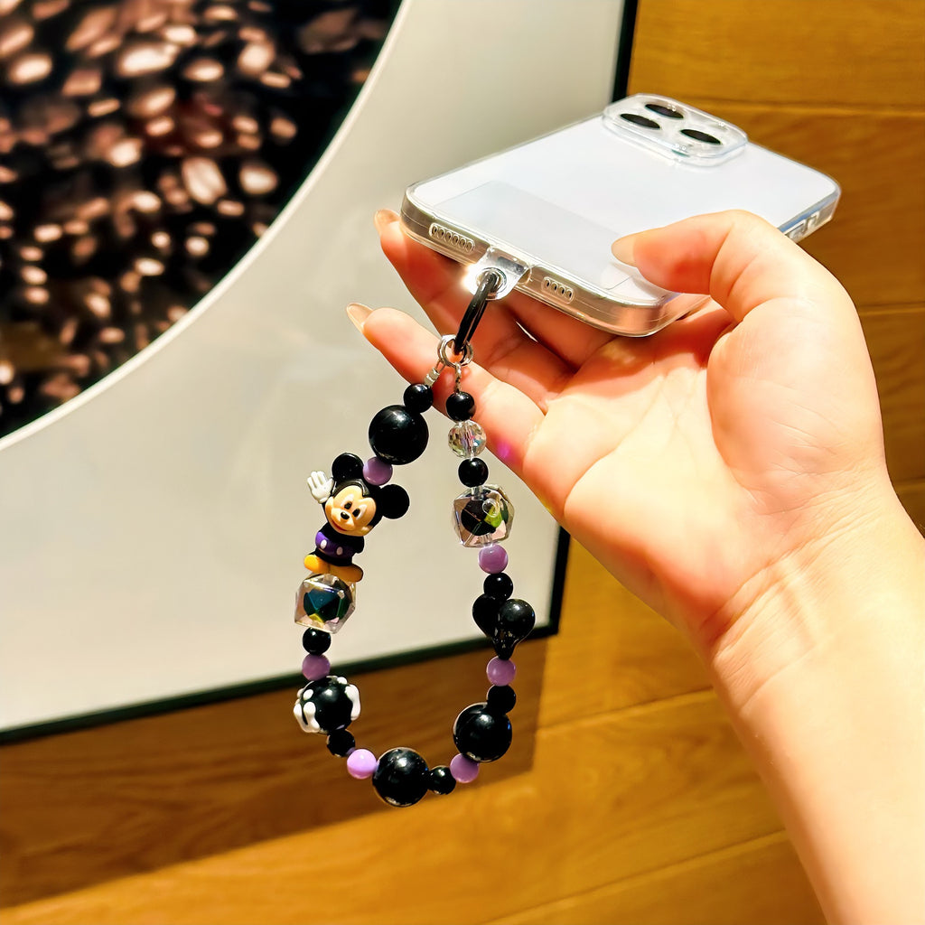 C1 new three-dimensional cartoon Mickey mobile phone chain/keychain/bag pendant