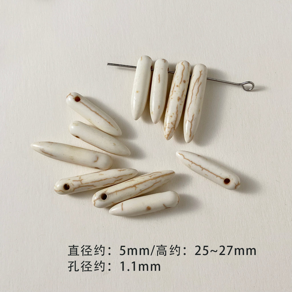 Large synthetic turquoise/spacer/spacer beads/round beads loose beads/DIY accessories