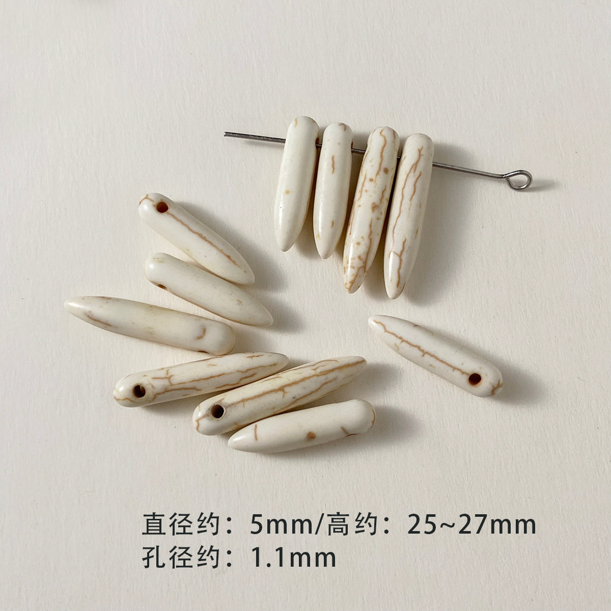 Large synthetic turquoise/spacer/spacer beads/round beads loose beads/DIY accessories