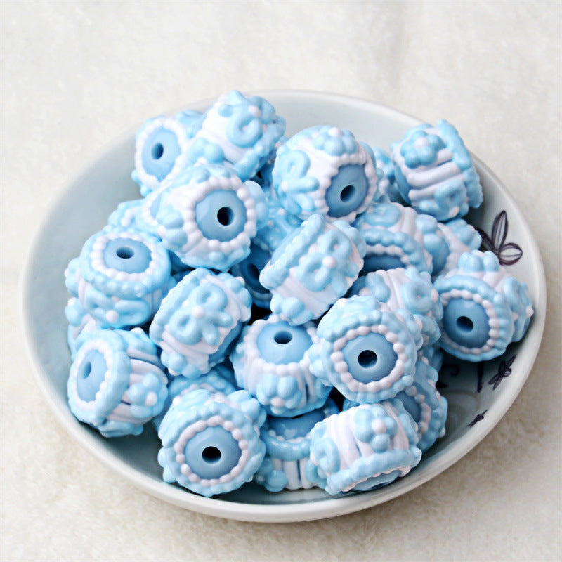 No.2 Hand-painted beads/bead pens/DIY mobile phone chain/car hanging/bag hanging/