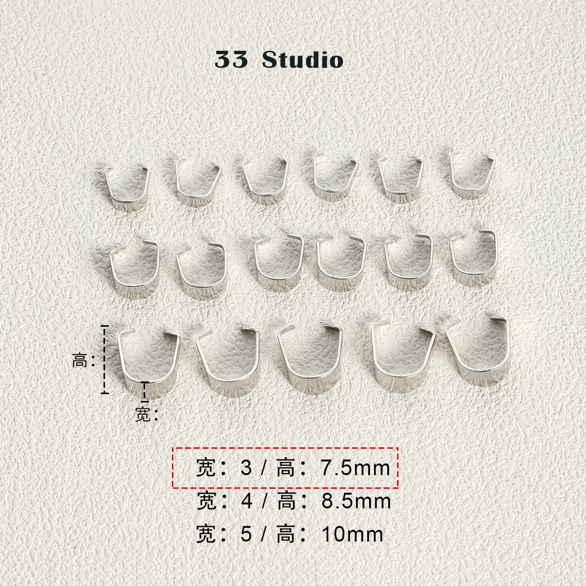 Titanium steel/stainless steel/open ring/non-fading/lobster buckle/T needle/9-character needle/OT buckle/delay chain/color retention bracelet accessories