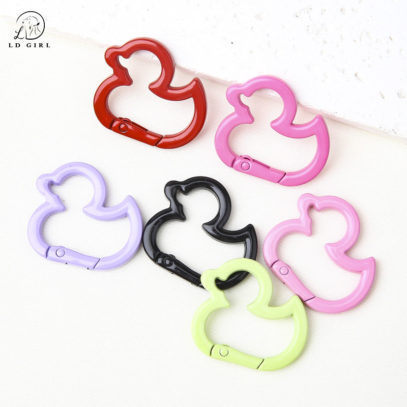 A duckling key ring DIY keychain accessories