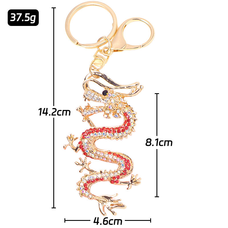 3-Color Chinese Wind Dragon Keychain
