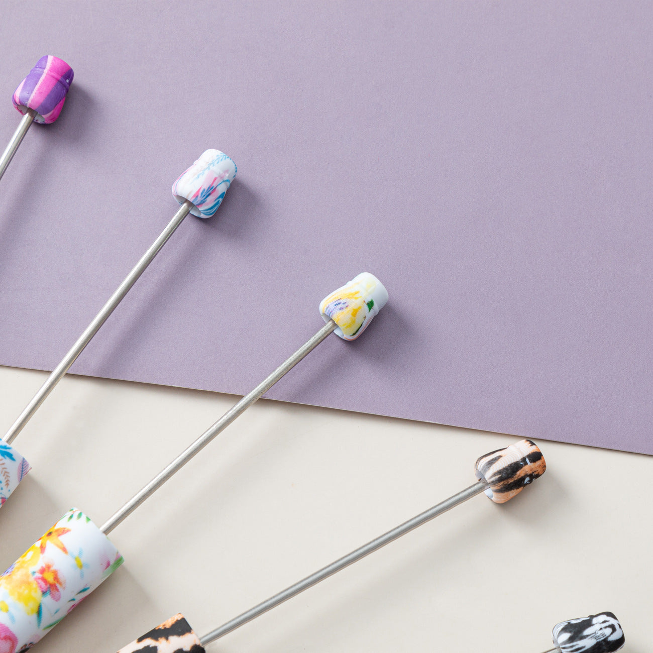 139-Color!! Printed , new bead pen, handmade DIY pen