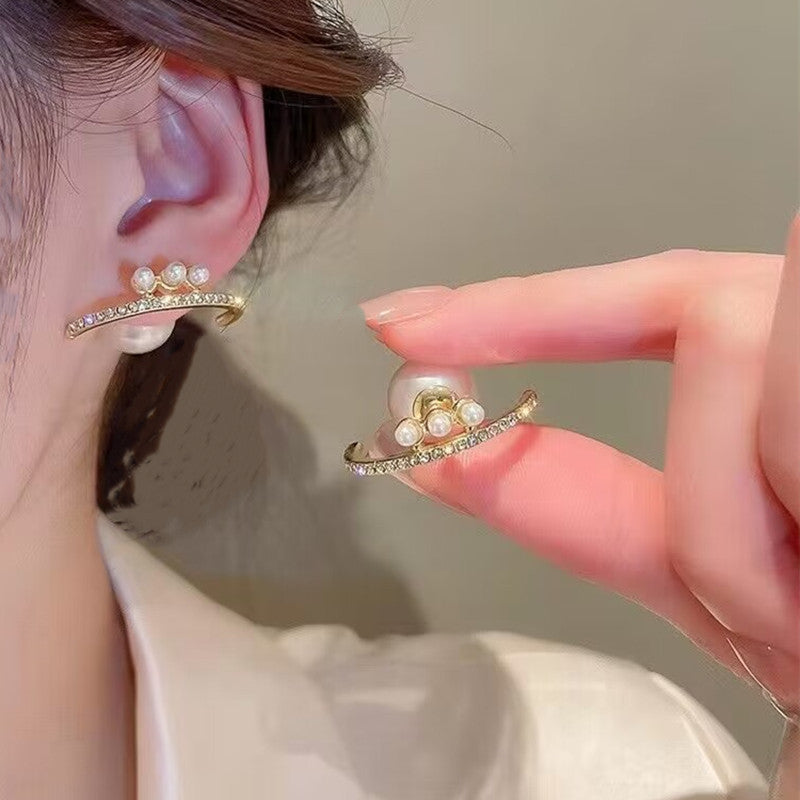 E14,925 Silver Needle Earrings B