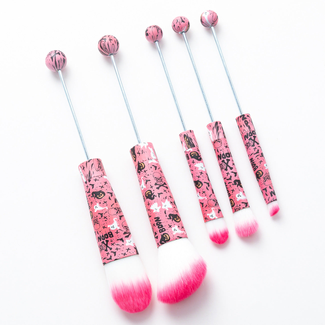 15-COLOR DIY Beaded Makeup Brush Set B