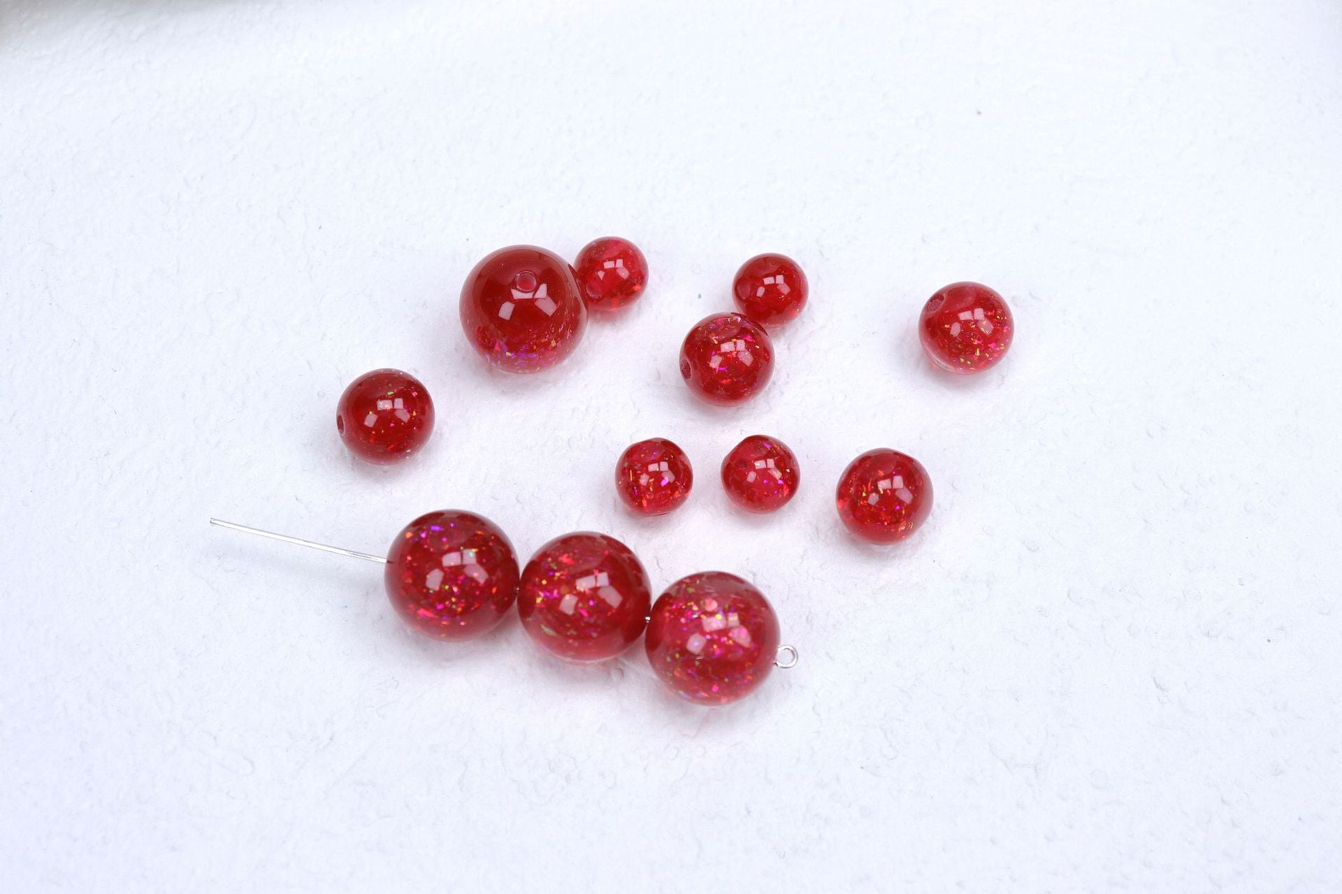 NO.10 Honey-core Opal Resin Beads 欧泊溏心
