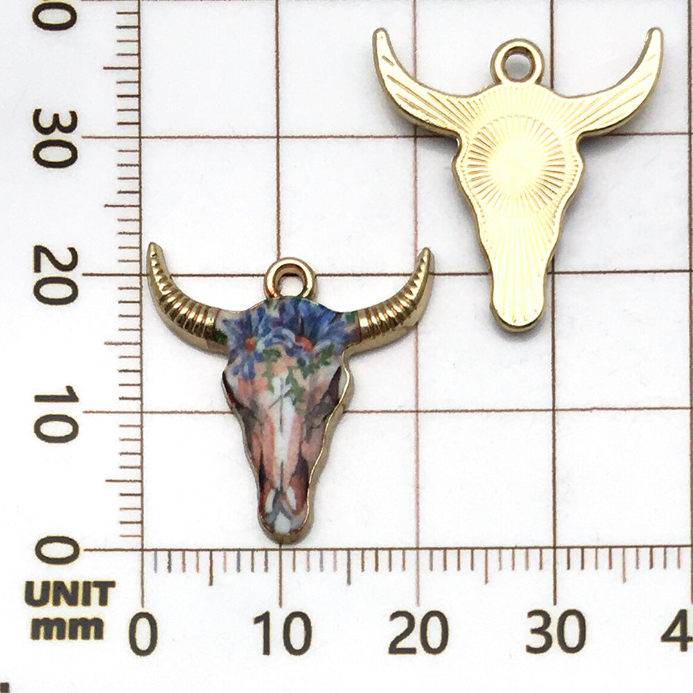 NO.14-1 cow head pendant