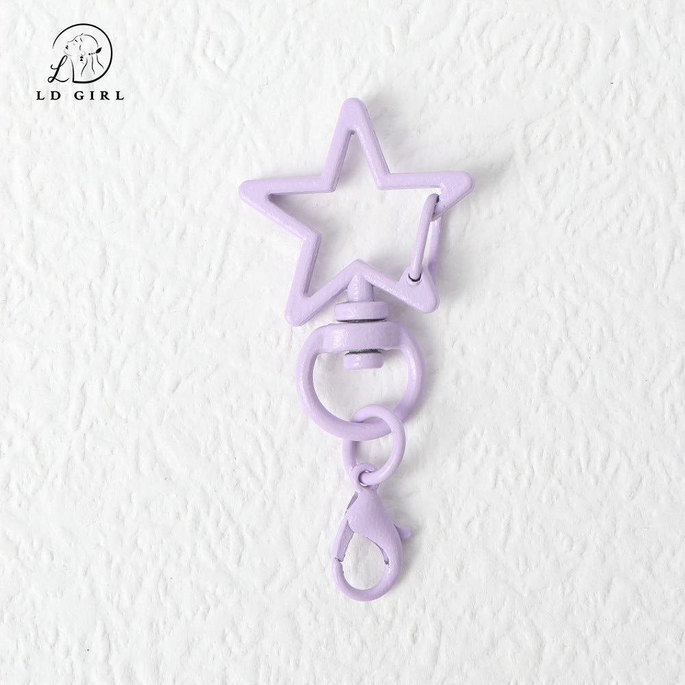 A Color Rotary Buckle, Alloy Accessories, Pentagram Buckle