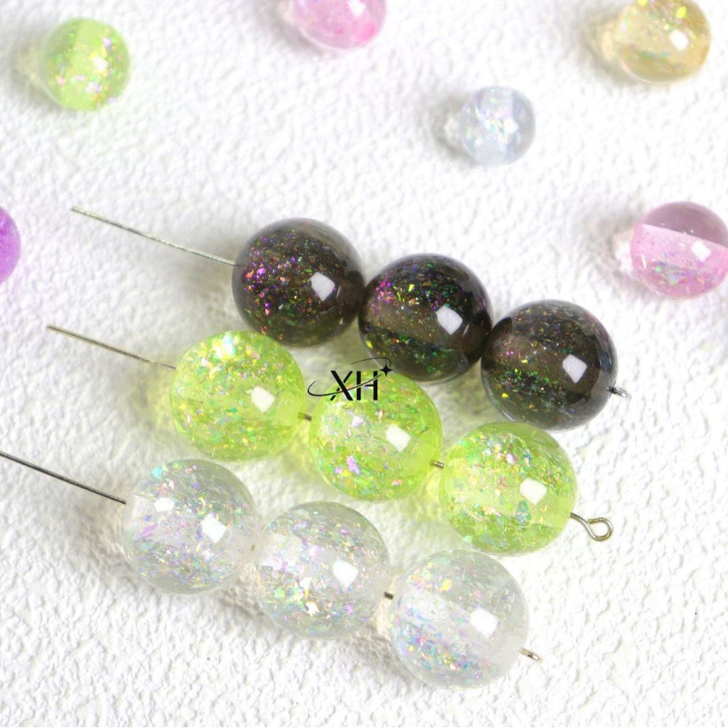 NO.10 Honey-core Opal Resin Beads 欧泊溏心