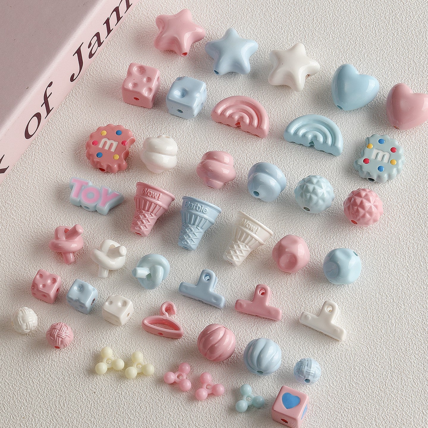 Paint/cheese/cones/stars/DIY accessories【粉色物语】