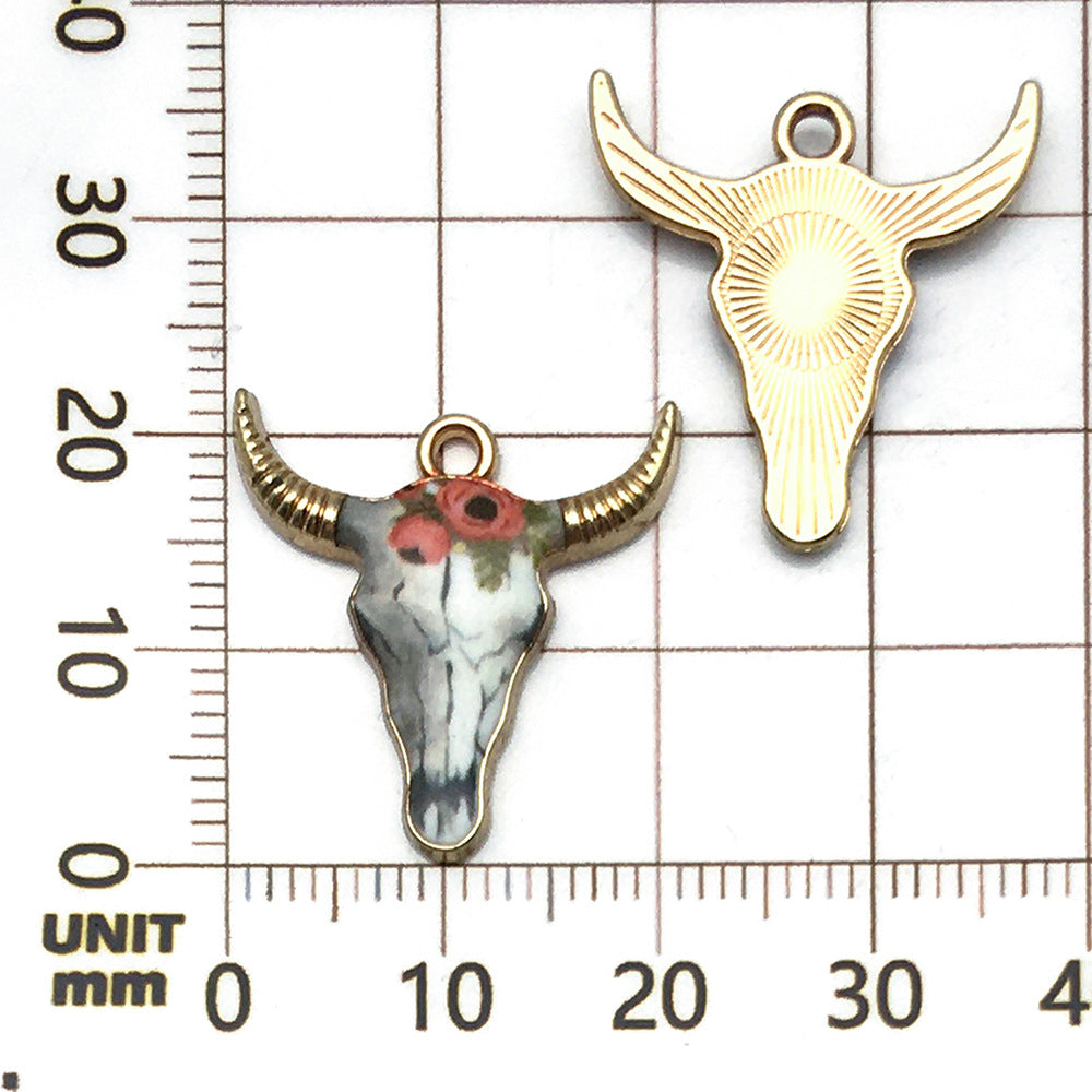 NO.14-1 cow head pendant